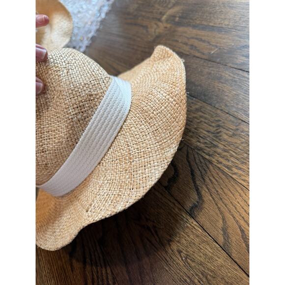 Eugenia Kim Lillian Straw Fedora Hat One Size NEW $325 MSRP main image 11